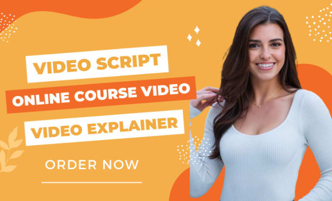 Gig Preview - Make online course video explainer, video presentation,  script for course