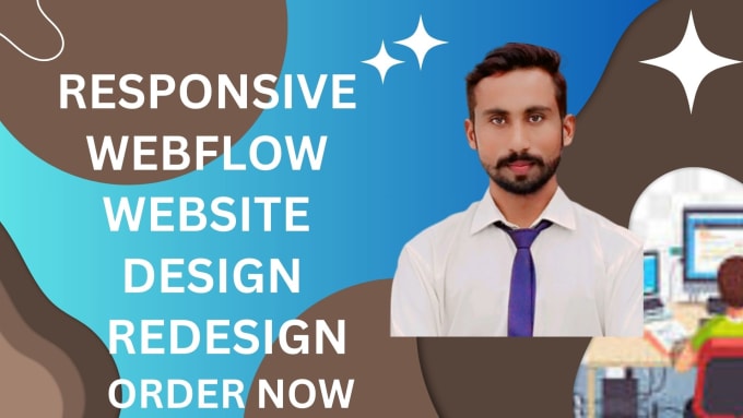 Gig Preview - Build responsive web flow website design and redesign