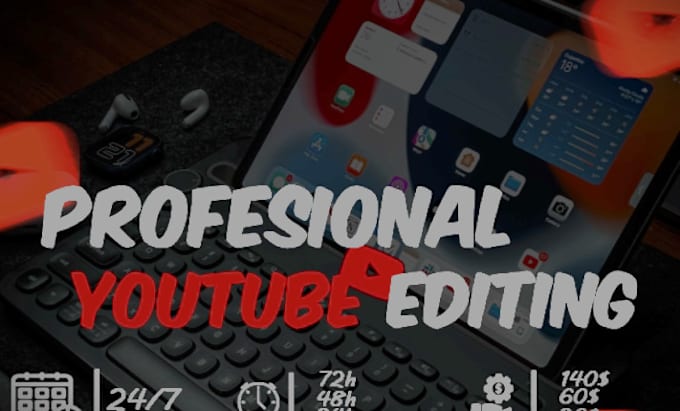 Gig Preview - Do professionel video editing for youtube