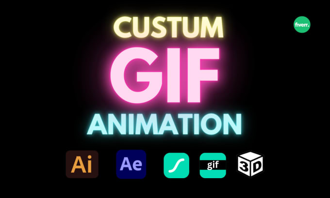 Gig Preview - Create custom logo icon or loading gif animation