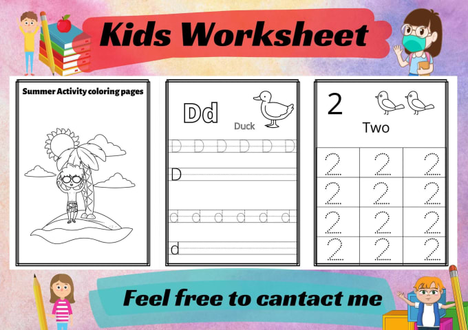 Gig Preview - Create custom math workbook worksheets activity book