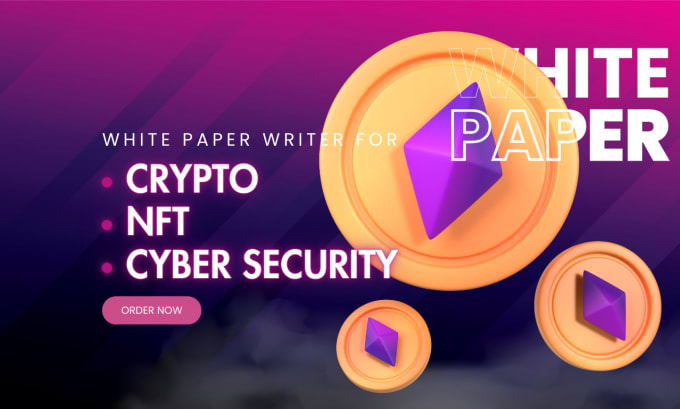 Gig Preview - Be your crypto and nft white paper writer