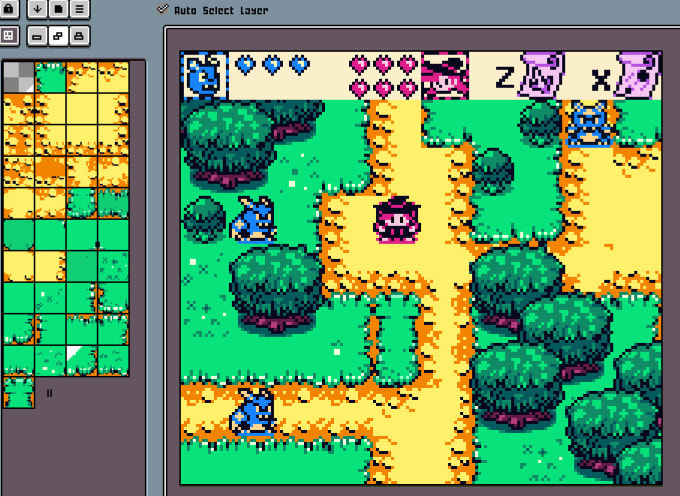 Gig Preview - Make a pixelart tileset for you