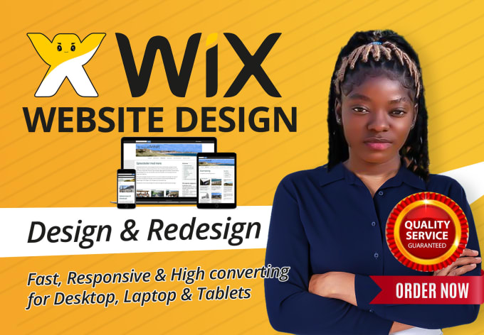 Gig Preview - Design wix website or redesign wix website