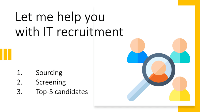 Gig Preview - Provide an IT recruitment service