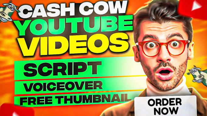 Gig Preview - Do automated cash cow videos, you tube cash cow videos,