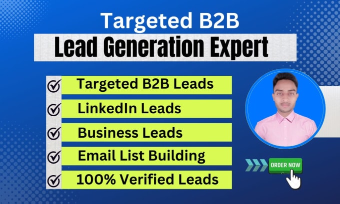 Gig Preview - Do highly targeted b2b linkedin lead generation and email list building