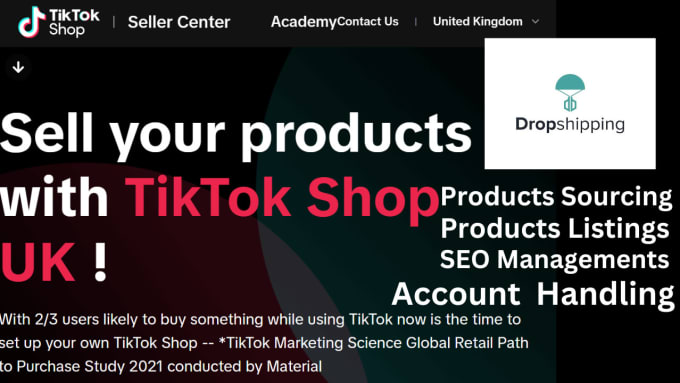 Gig Preview - Set up and manage your tiktok shop UK, USA virtual assistant