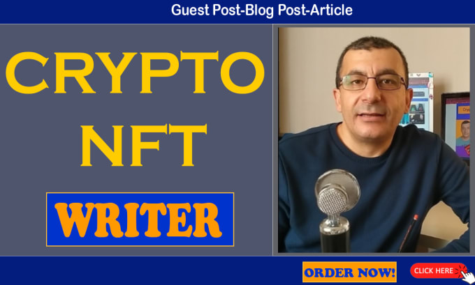 Gig Preview - Write crypto and nft guest post blog posts