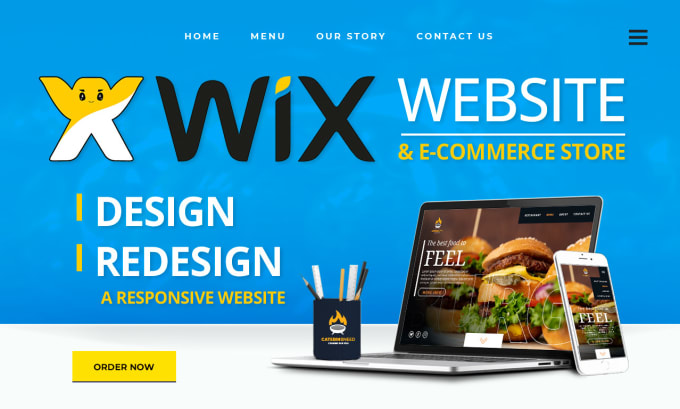 Gig Preview - Design or redesign wix website for  ecommerce sites