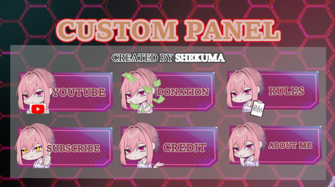 Gig Preview - Draw custom twitch panels