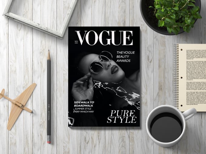 Gig Preview - A professional graphic designer for your magazine cover