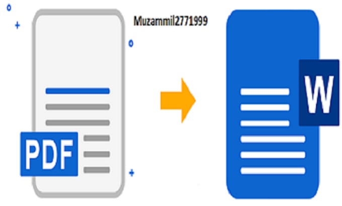 Gig Preview - Convert PDF to ms word or vice versa