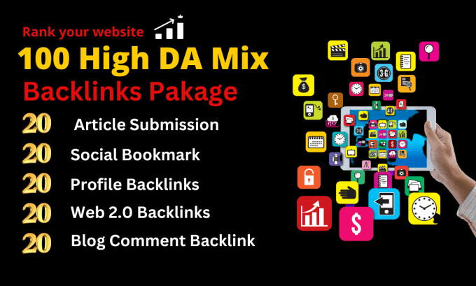 Gig Preview - Make 100 to 400 high da mix backlinks