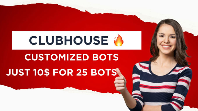 Gig Preview - Create awesome clubhouse bot accounts