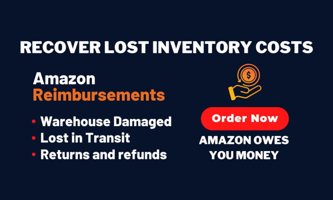 Gig Preview - Recover lost damaged fba invetory from amazon reimbursement