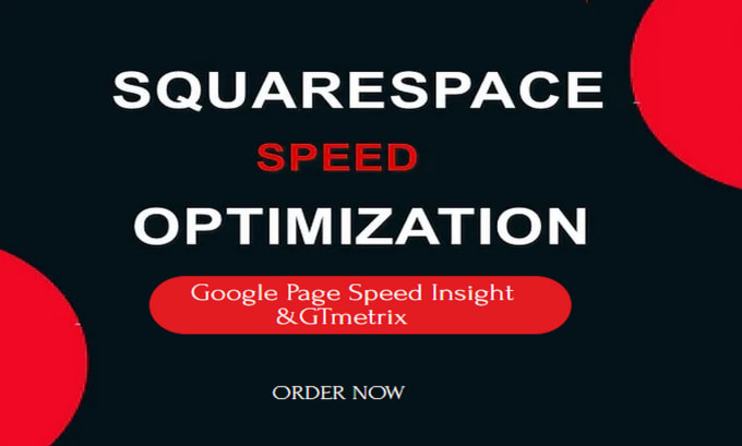 Gig Preview - Do squarespace speed optimization on google pagespeed and gtmetrix