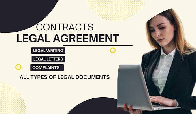 Gig Preview - Do legal writing, contracts agreements, complaints, drafting legal letters