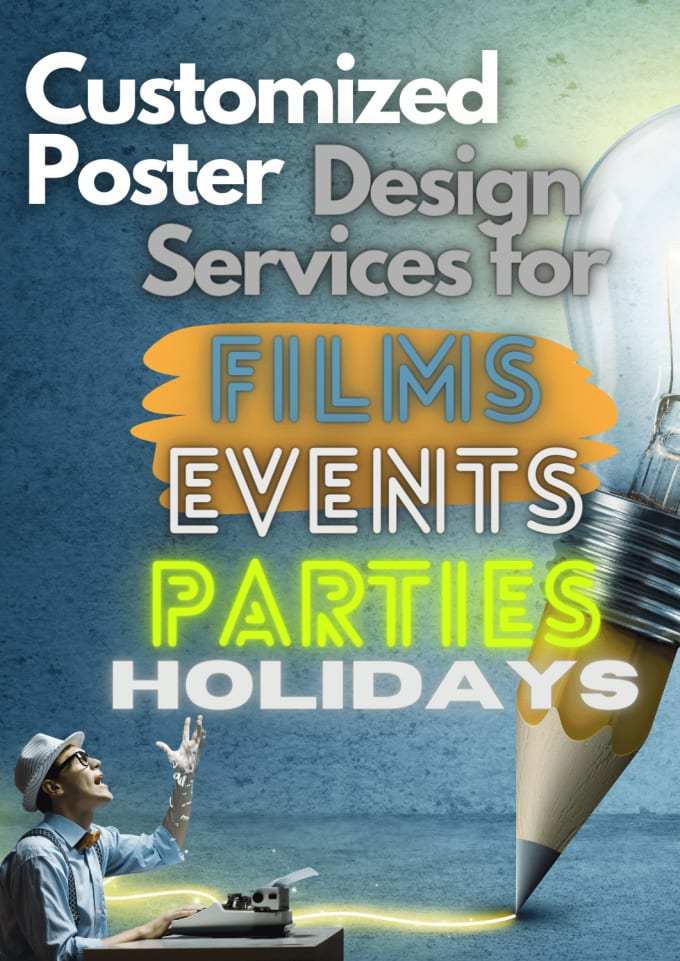 Gig Preview - Creat  professional movie poster design services