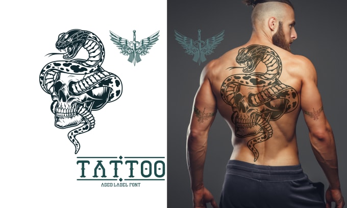 Gig Preview - Create sleeve tattoo, line work, minimalistic, cyber sigilism tattoo design