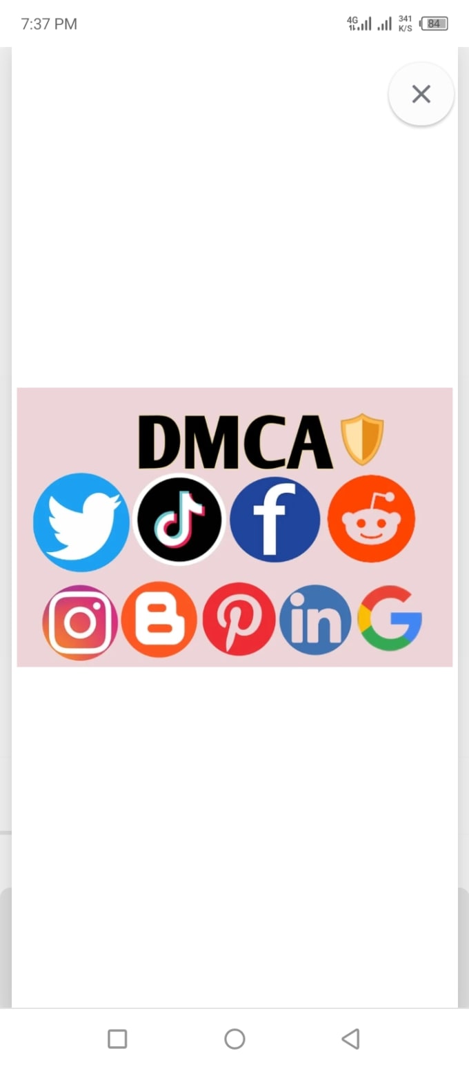 Gig Preview - Send dmca takedown notice tiktok,facebook,instagram,reddit,etsy by dmca