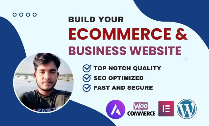 Gig Preview - Create ecommerce wordpress website with woocommerce