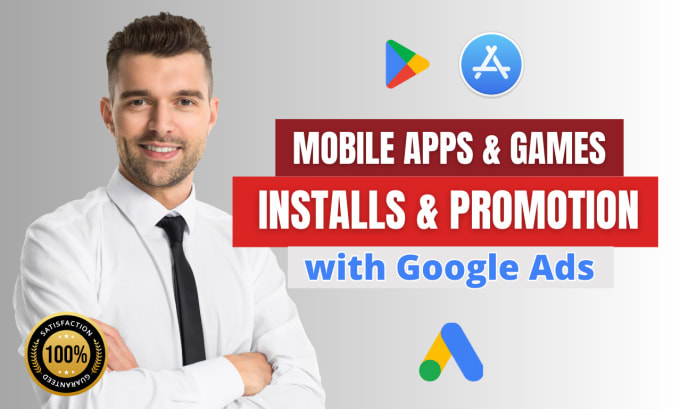 Gig Preview - Setup mobile app promotion and installs google ads marketing campaign