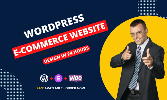 Gig Preview - Build wordpress ecommerce website using woocommerce, online store in 24 hours