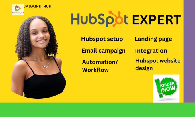 Gig Preview - Setup hubspot CRM landing page, sales funnel, email marketing, integration, web