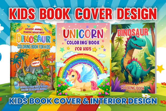 Gig Preview - Create kdp low content book cover and kids activity book for kdp amazon