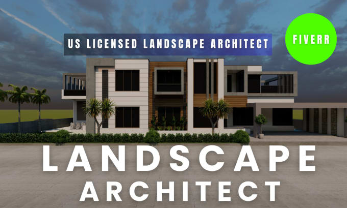 Gig Preview - Do 3d landscape and rendering, licensed us architect