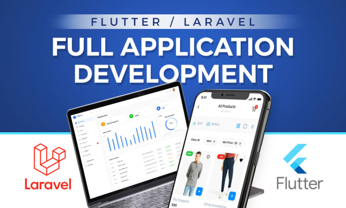 Gig Preview - Do flutter mobile app development with laravel backend