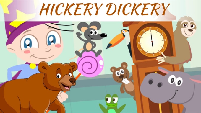 Gig Preview - Create 2d animated kids nursery rhymes