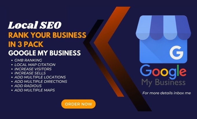 Gig Preview - Do local SEO for google my business gmb ranking  and maps citations