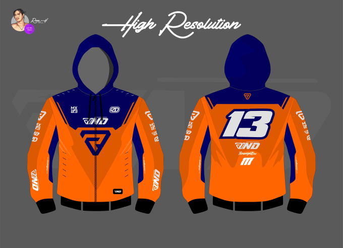 Gig Preview - Create a cool racing jacket design for adventure and racing