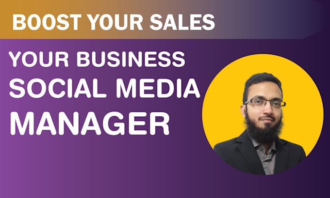 Gig Preview - Be your social media marketing manager for your business