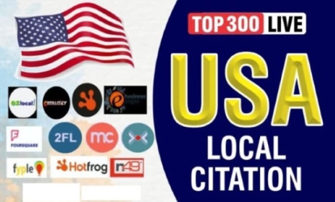 Gig Preview - List your business in top 200 USA local SEO citations