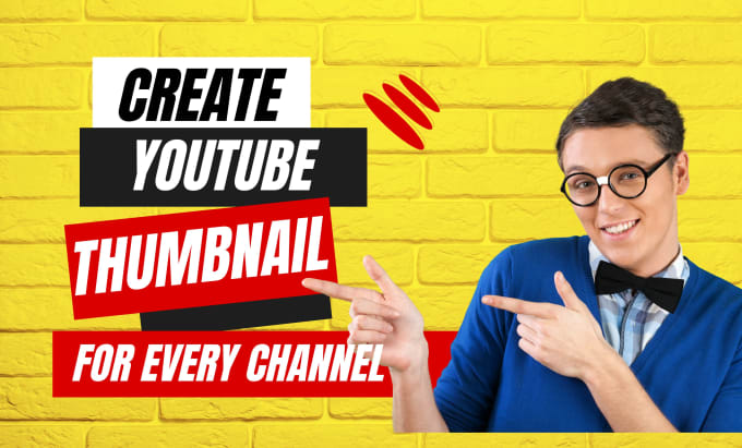 Gig Preview - Create amazing youtube thumbnail design with fast delivery