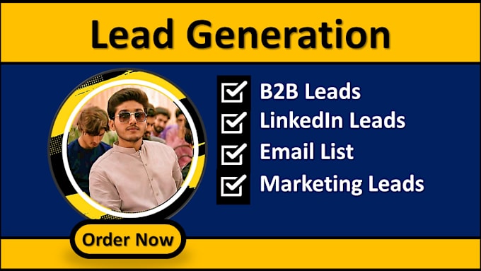 Gig Preview - Do b2b lead generation, email listing and targeted product listing for you