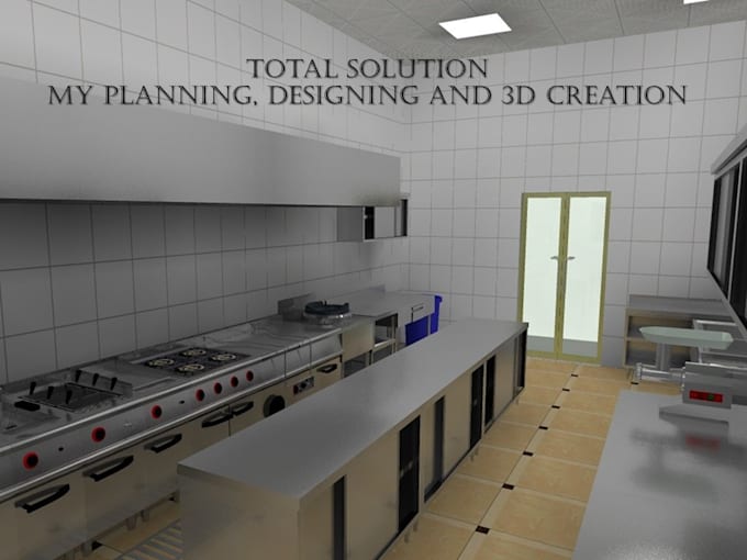 Gig Preview - 3d kitchen interior designing