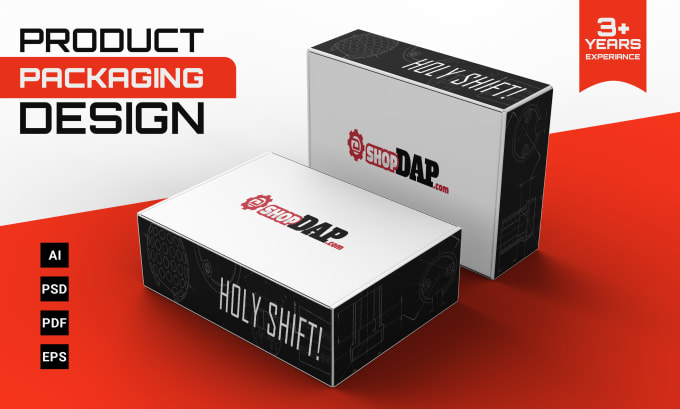 Gig Preview - Do modern product packaging design, box design, label design