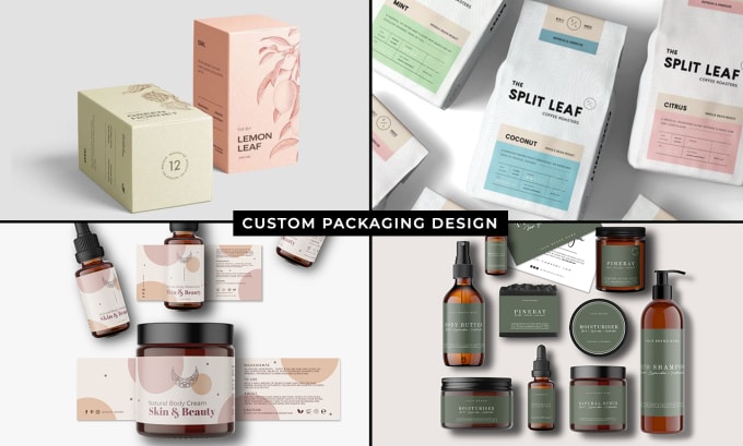 Gig Preview - Do cosmetic label design, packaging box design, pouch label