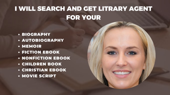 Gig Preview - Find literary agent for your fiction stories, children book, nonfiction stories