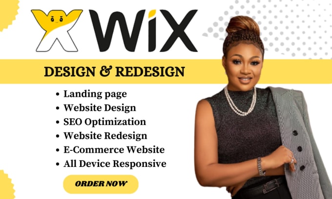 Gig Preview - Design wix website wix website redesign wix website design wix website