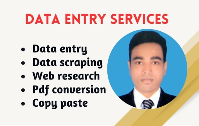 Gig Preview - Do data entry and web scraping