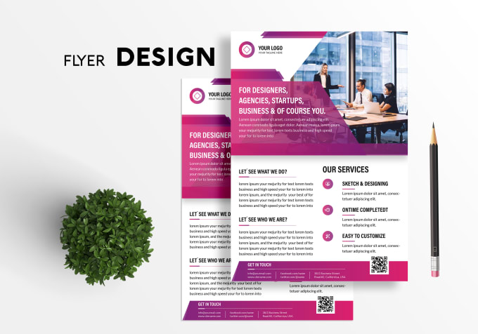 Gig Preview - Design digital flyer, brochure, and any card within 24 hours