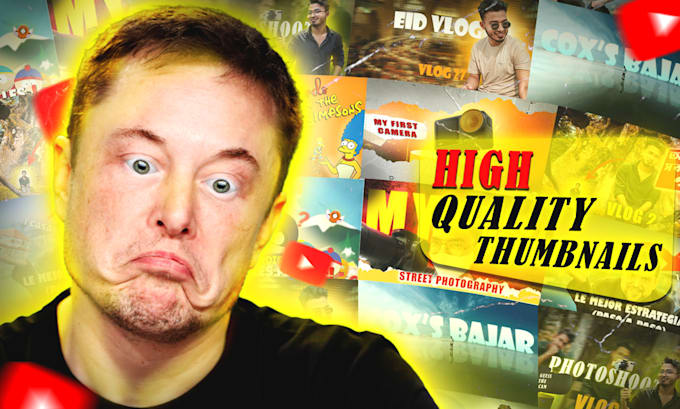 Gig Preview - Design best quality youtube thumbnail