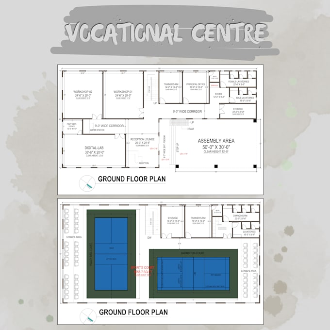 Gig Preview - Do architectural 2d floor plan, 2d layout plan for your house, villa