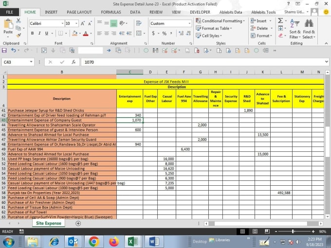 Gig Preview - Be your payable accountant