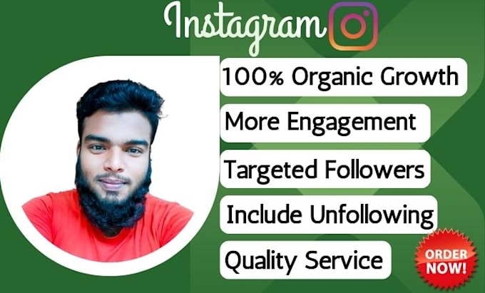 Gig Preview - Do instagram promotion or grow instagram account organically